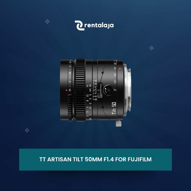 Lensa TT Artisan Tilt 50mm F1.4 for Fujifilm